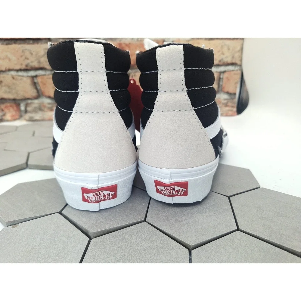 Vans Sk8-Hi Bolt Antique White Black Lightning 2022 Men Sz 6.5 / Women Sz 8.0